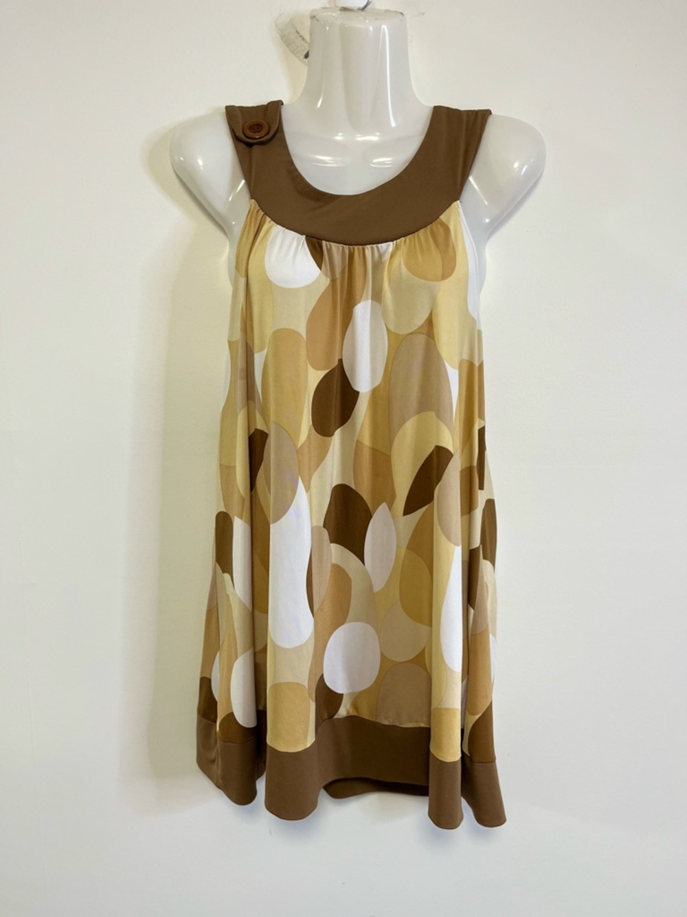 ◾️Vintage Kristin Nicole 90s Retro Bubble Print Mini Dress Tunic